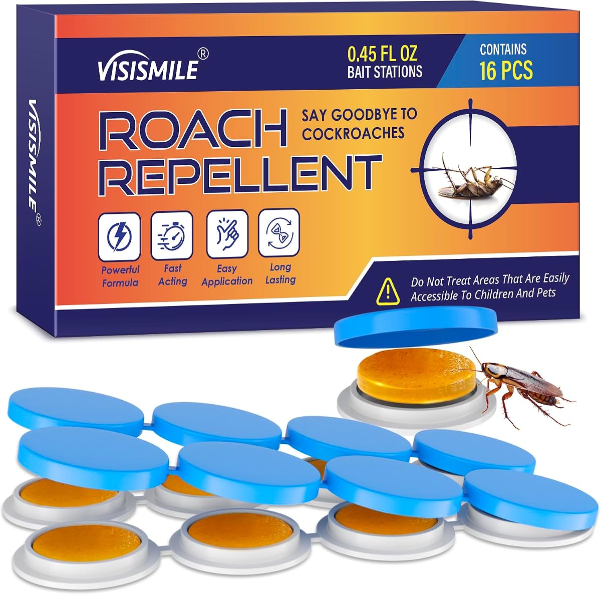 Cockroach Repellent Indoor and Outdoor: Roach Repellents for German Cockroaches, Small Roaches– Cockroach Deterrent for Homes and Kitchens