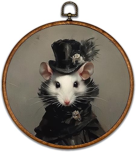 KSDUT Decoración artística de pared de ratón occidental, preppy moderno, arte de pared del suroeste del suroeste, impresiones para colgar, arte de