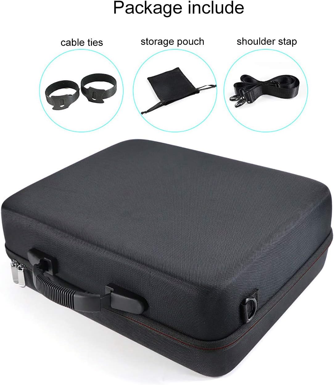 Oriolus Hard Case for Oculus Quest All-in-one VR Gaming Headset (Black)