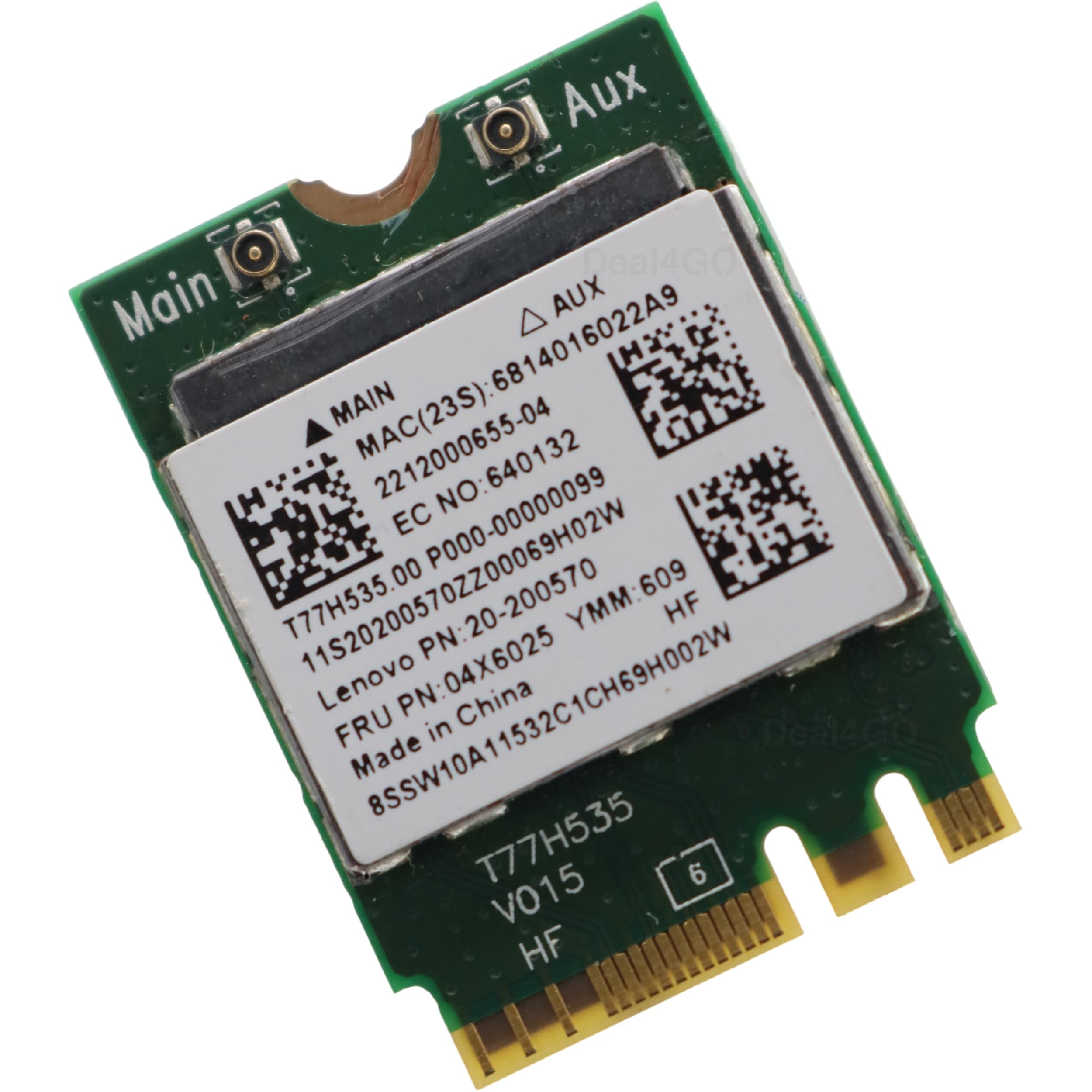 Deal4GO RTL8723BE 04X6025 802.11n M.2 Wireless WiFi Adapter BT 4.1 Replacement for Lenovo E550 E540 E555 Flex 3-1120 Y50 Y70 G50 G70 Z50 G40