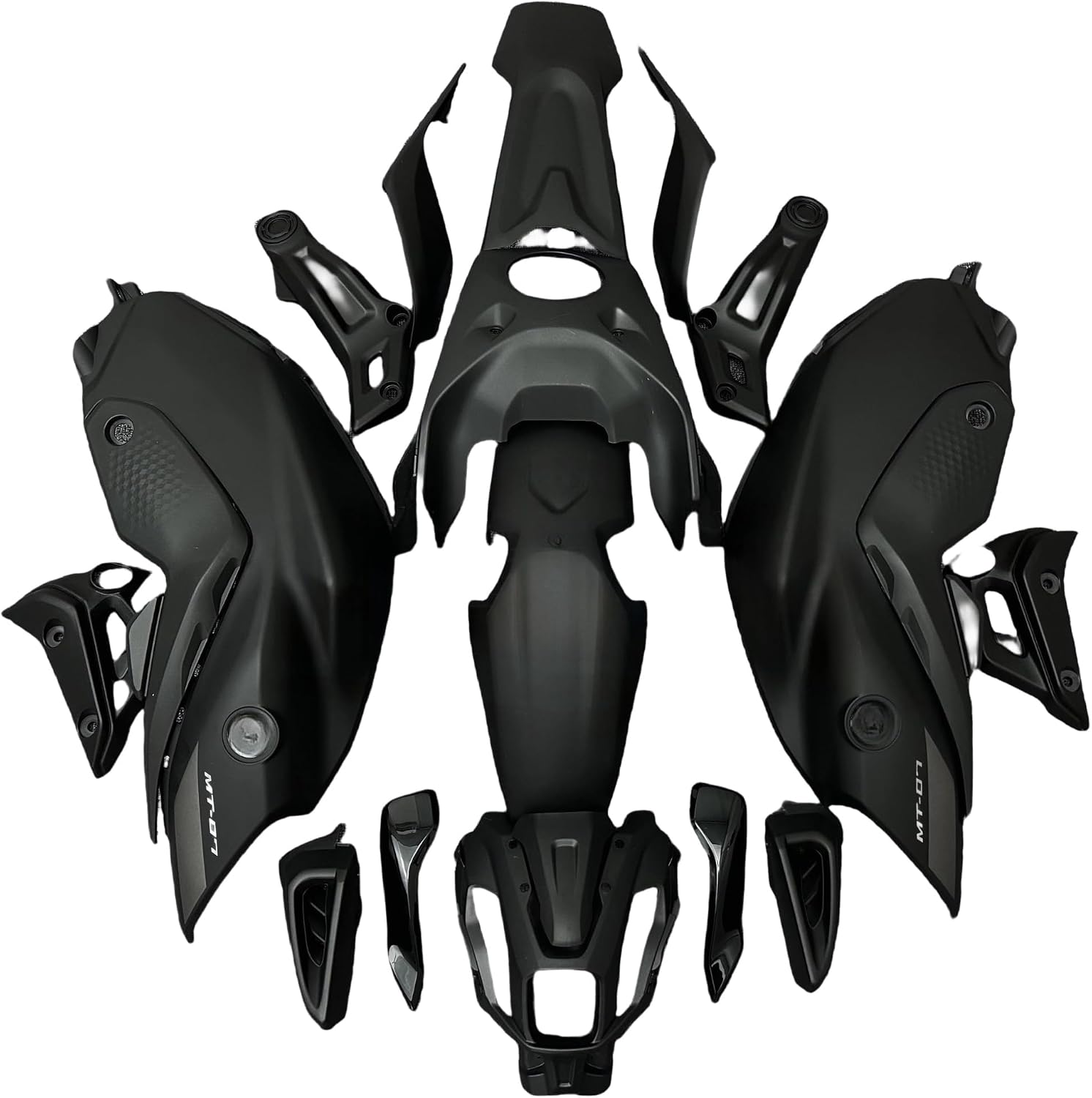 Motorcycle Winglet for MT-07 2021 2022 2023 Motorcycle Shell Fairing ABS Plastic Spray Paint Body kit Motorcycle Side Panel