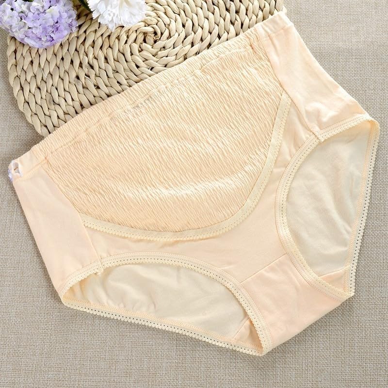 Fashiol Cotton Maternity Underwear - High Waist Pregnancy Panties for Women, Over Bump, 100% Stretchable Cotton Briefs, Hipster Style, Full Coverage, & Post-Delivery Hygiene - Multicolour (2XL) 1
