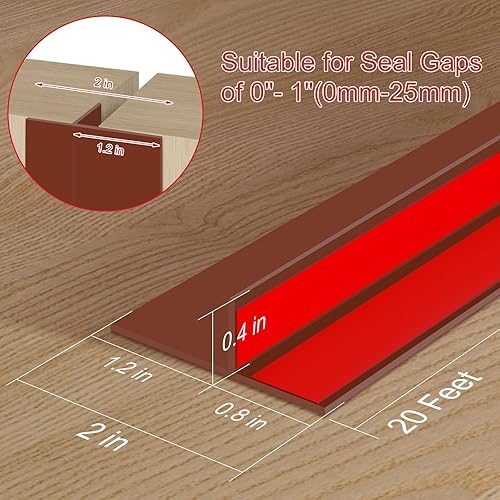 Miniatura 10 de Nueva actualización 2024 tira de sellado de silicona transparente en forma de T para huecos de puertas y ventanas, burlete de sellado de puerta,