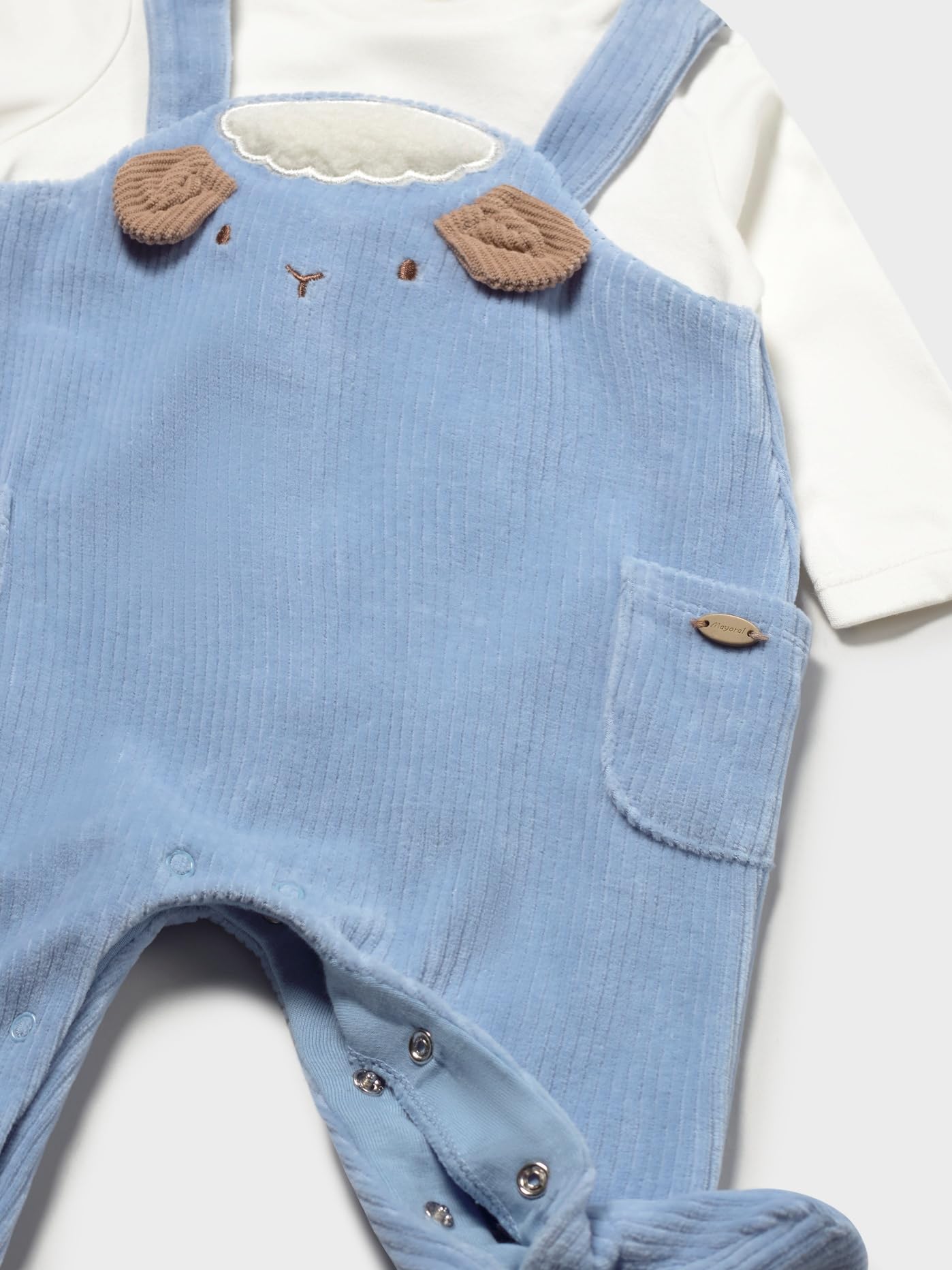 Mayoral Strampler Latz Kord für Baby - Jungen Blau
