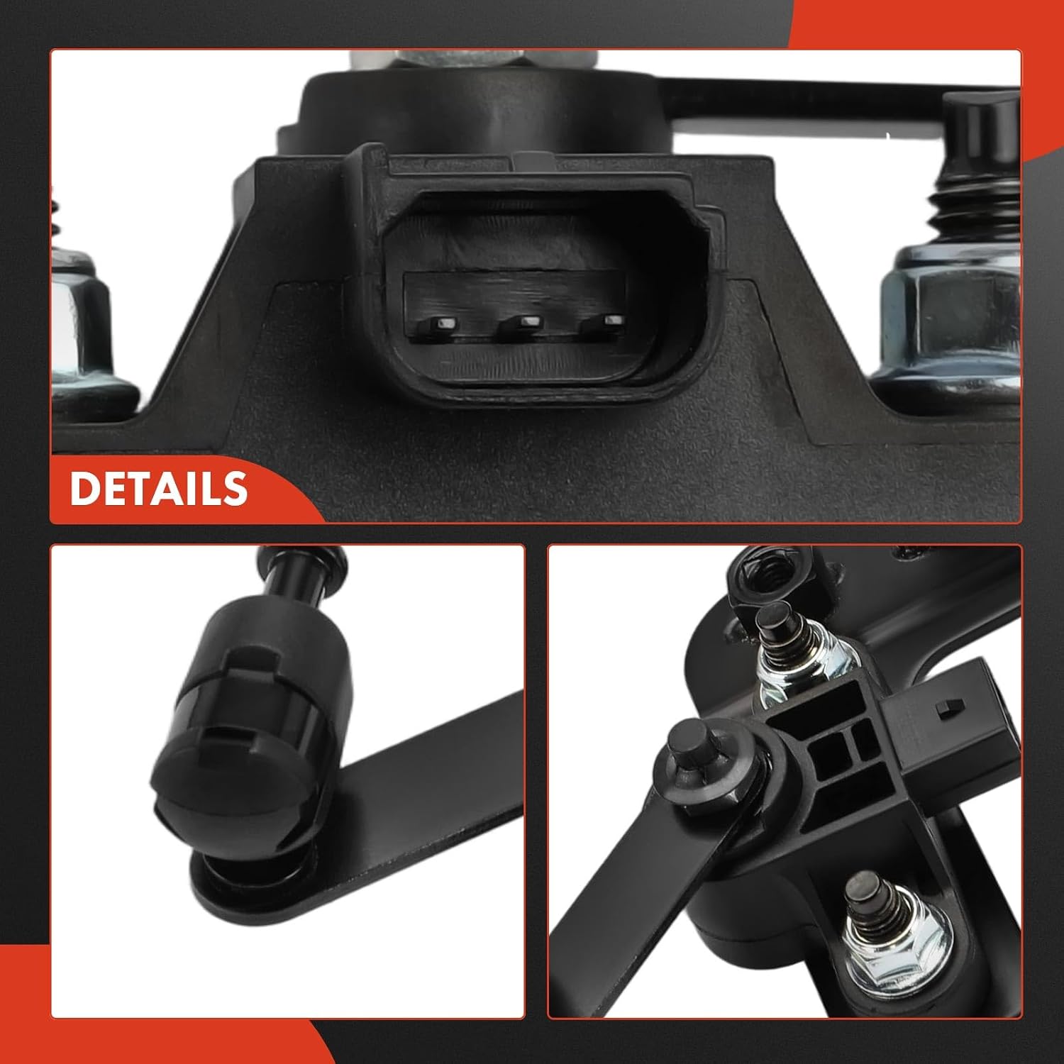 A-Premium Ride Height Level Sensor Compatible with Lincoln Navigator 2004 2005 2006, Front Driver and Passenger Side, 2-PC Set