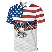 Mens Printed Polo Shirt,Casual Golf Polo Top, Eye Catching Pattern, Modern Statement Style,Regular Fit
