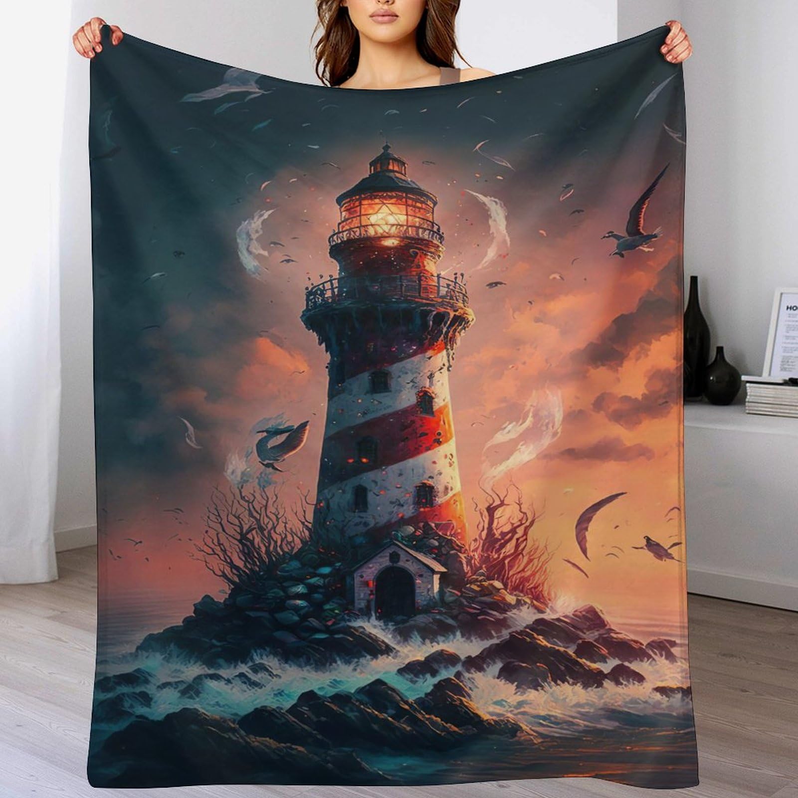 Manta gruesa de cama de alta densidad y diseño de balizas jacquard 180x200