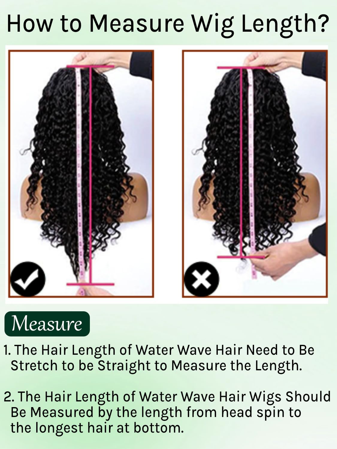 KLAIYI Bye Bye Slip™ Water Wave 7X5 Precut Lace Front Human Hair Wig Drawstring Glueless 3S Ready to Wear and Go Wig with Baby Hair Pre Plucked Bleached Bye Bye Knots Curly Wig 180%Density Full 18Inch