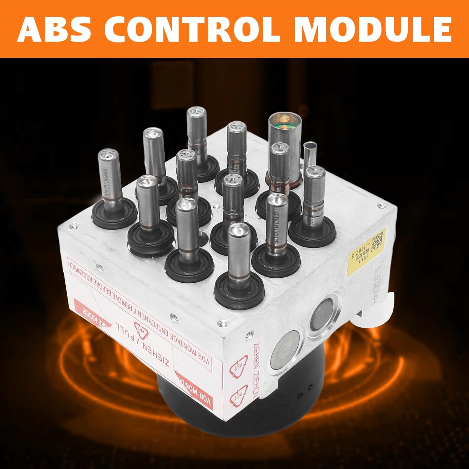 68067457AA New ABS Anti-Lock Brake Control Pump Compatible for 2010-2018 Jeep Wrangler 2.0l 3.6l 3.8l, Replace