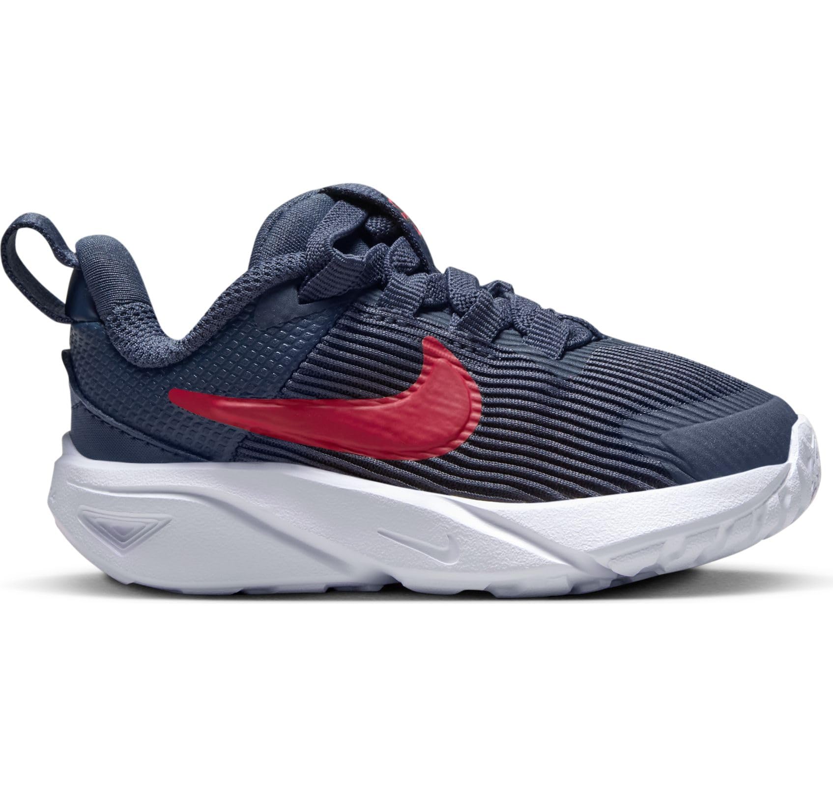 Nike Shoes Nike Star Runner 4 Zapatillas - Bebé E Infantil, Thunder Blue/Gym Red-Black-White, DX7616-406, 26 EU (9C US)