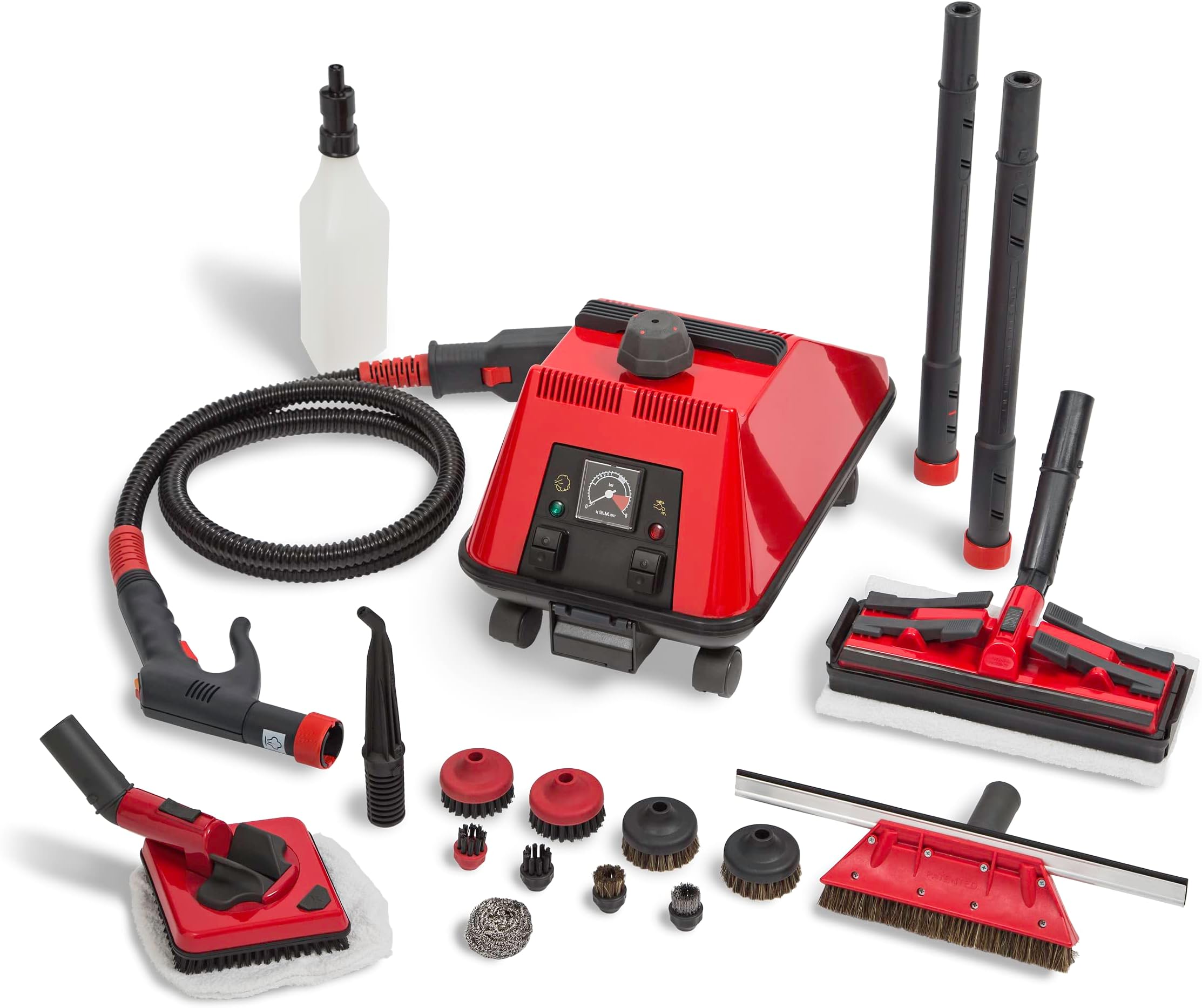 Cleaner - Heavy Duty Multipurpose Professional Commercial Steam Cleaner - Best for Tile & Grout, Oven & Stove, Floors, Windows, Kitchen, Bathroom, Auto Detailing & More