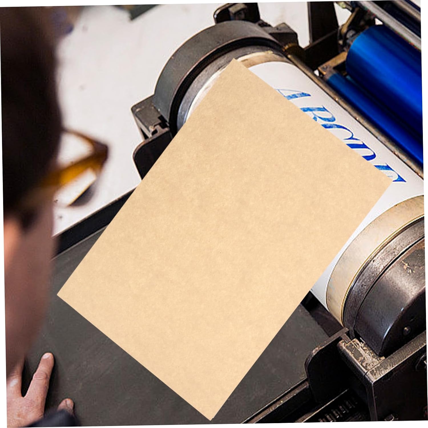 50pcs Retro Parchment Paper Sheets for Certificates and Diplomas Light Brown Writing Paper for Letters and Invitations