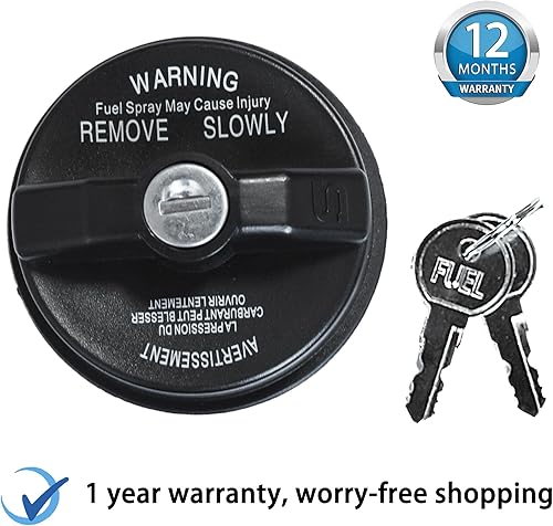 Miniatura 7 de Tapa de gas con bloqueo, tapa de combustible para Chrysler Dodge Jeep Ram - Liberty Compass Commander Challenger Patriot Grand Caravan Ram 1500