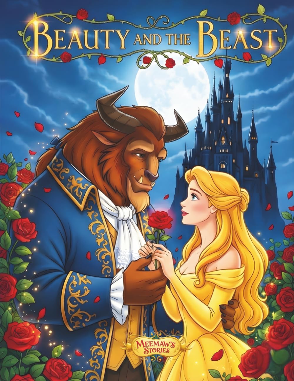Beauty and the Beast: A Heartwarming Illustrated Fairy Tale for Children Ages 3–6 | Bedtime Story of Courage, Kindness & Love