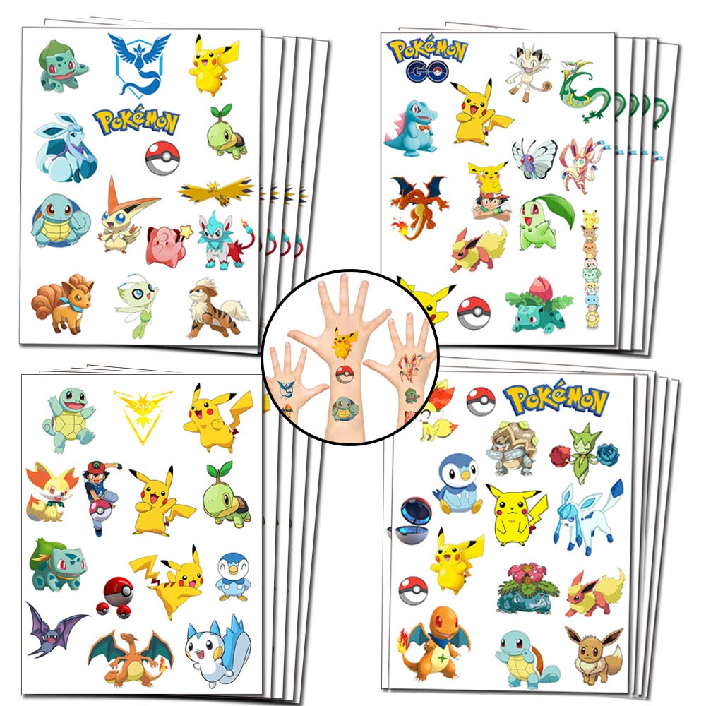 Party Favors Gifts for Kids, Temporary Tattoos for Kids Birthday Party Decorations supplies (20 Sheets, more than 300 styles)