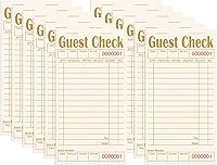 Vista 24 de Paquete de 6 Libros de Comandas para Meseros, Blocs de Notas para Servidores, Talonario de Comandas, Bloc de Notas para Meseras para Restaurantes