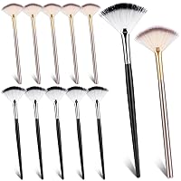 Vista 1 de 12 cepillos de abanico para faciales suaves y delgados para mascarillas faciales aplicador de cepillo para máscara de ácido glicólico, máscara