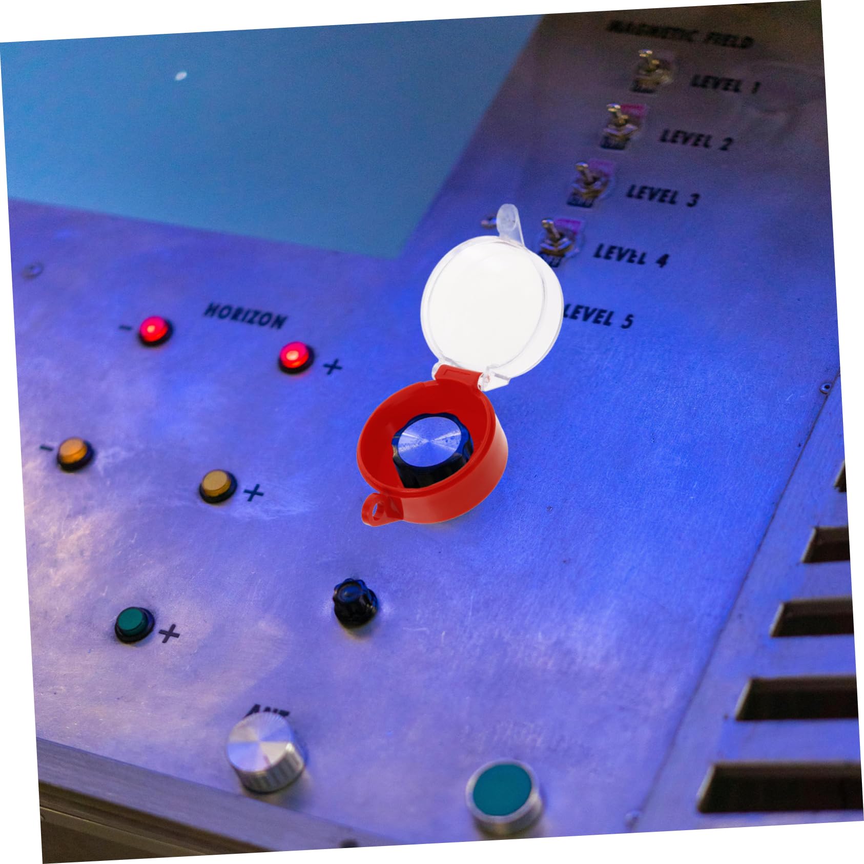 SOLUSTRE Stop Button Guard 4 Pack Button Protectors for Machines Plastic Easy Installation Protects Against Accidental Press