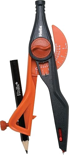 Miniatura 4 de Maped - Brújula de bloqueo de plástico con soporte universal - Dibujo de precisión - Seguridad mejorada - Diseño duradero - Paquete a granel de 50 -