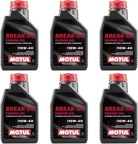 Motul 108080 Break-in Engine Oil 4T Engines Auto Truck Powersports SAE10W-40 Min