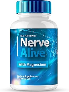 Nerve Alive for Nerve Pain Capsules, Nerve Alive for Neuropathy Supplement Pills, Nerve Health Support Advanced Formula - Maximum Strength, NerveAlive Natural Support Reviews (60 Capsules)