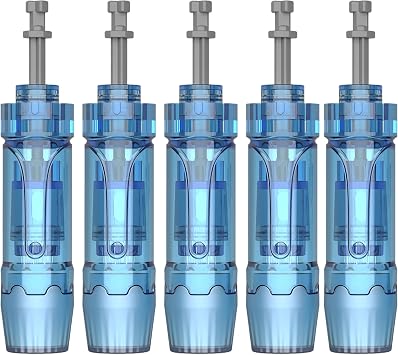 5Pcs 24 Pin Microneedling Pen Replacement Cartridges for Dr.pen A11 A9 M8S A8S Model, Authentic Disposable Microneedling Cartridges Skin Care Accessories