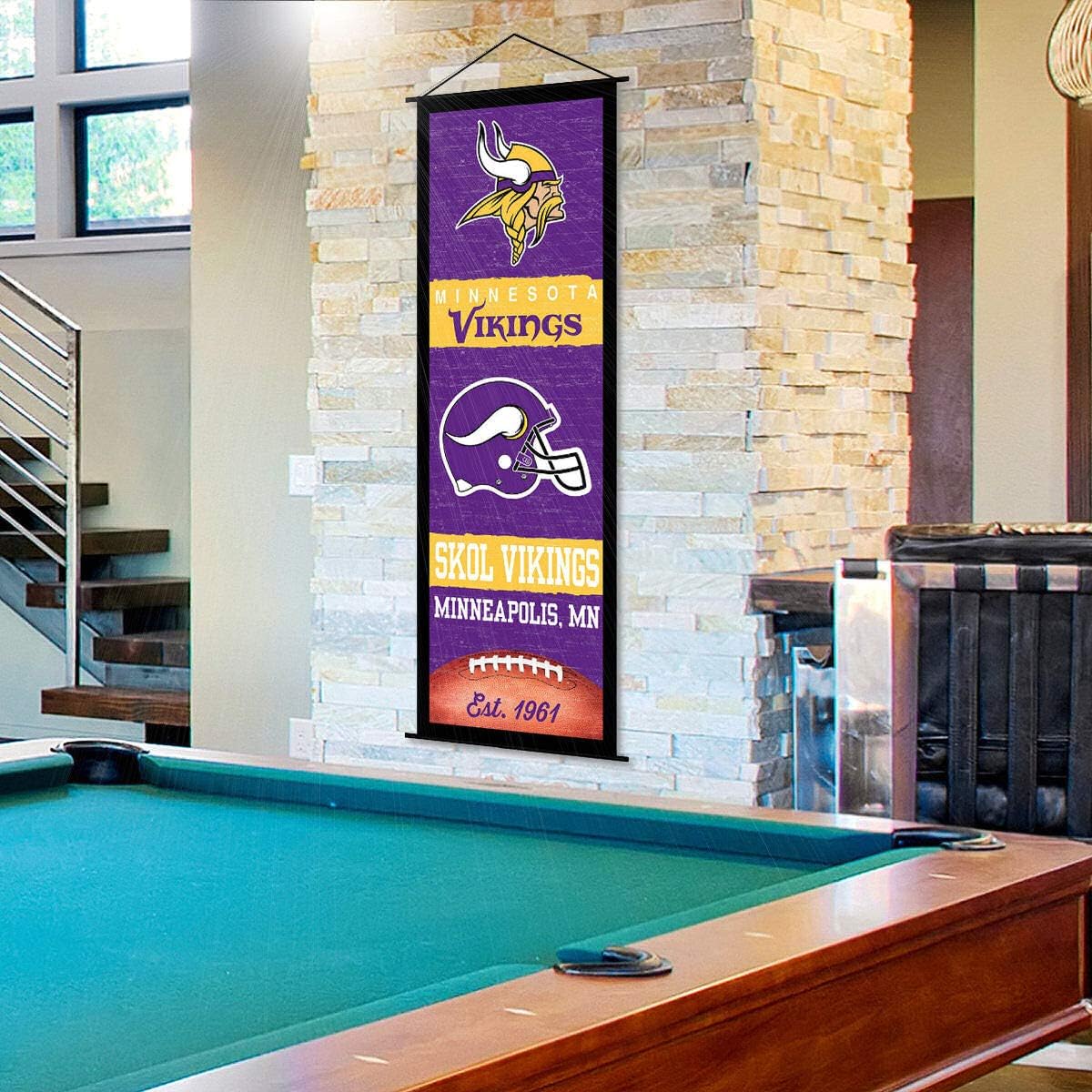Minnesota Vikings Banner and Scroll Sign - Image 3