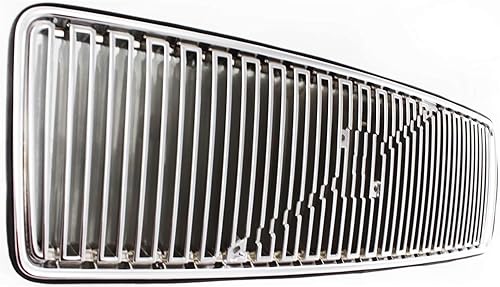 Miniatura 3 de Compatible con parrilla delantera 93-97 850 Conjunto de parrilla Argent Shell & Insert con moldura cromada