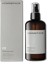 HOMMEFACE Men's Herbal Spray Face Toner: Alcohol-Free Hydrating Mist with Witch Hazel, CICA & Hyaluronic Acid - Korean Skincare for All Skin Types, 8.45oz