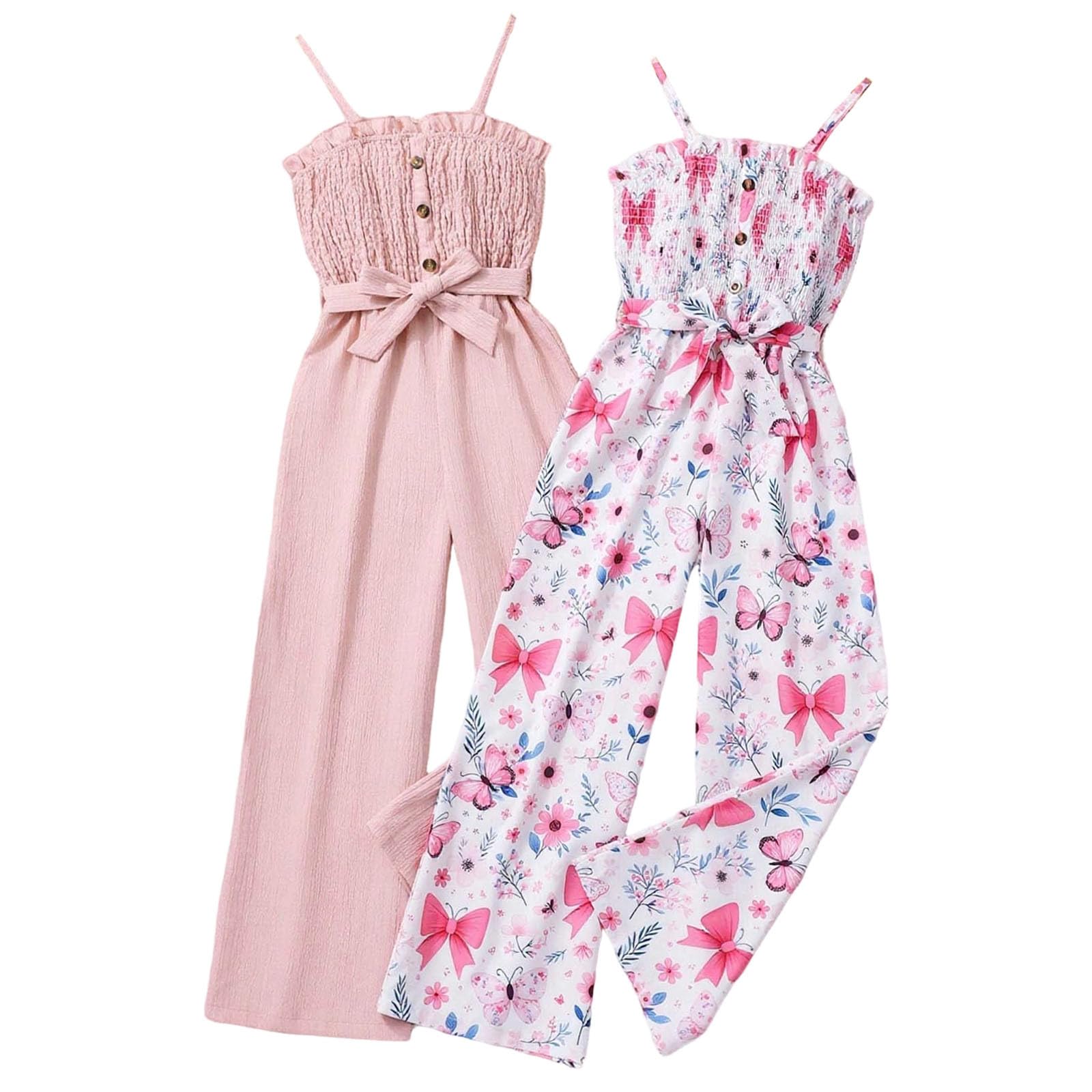 Conjunto de Dos Piezas con Botones y Estampado Floral de Verano para niñas, Ropa de Juego Informal, Top y pantalón Corto a Juego, algodón Transpirable, Tallas 0-3 años.