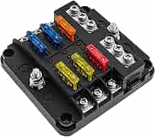 Portafusibili Auto 12V 12 Vie ZEALfix - Con Indicatore Luminoso Per Auto, Camper, Barca - Foto 5