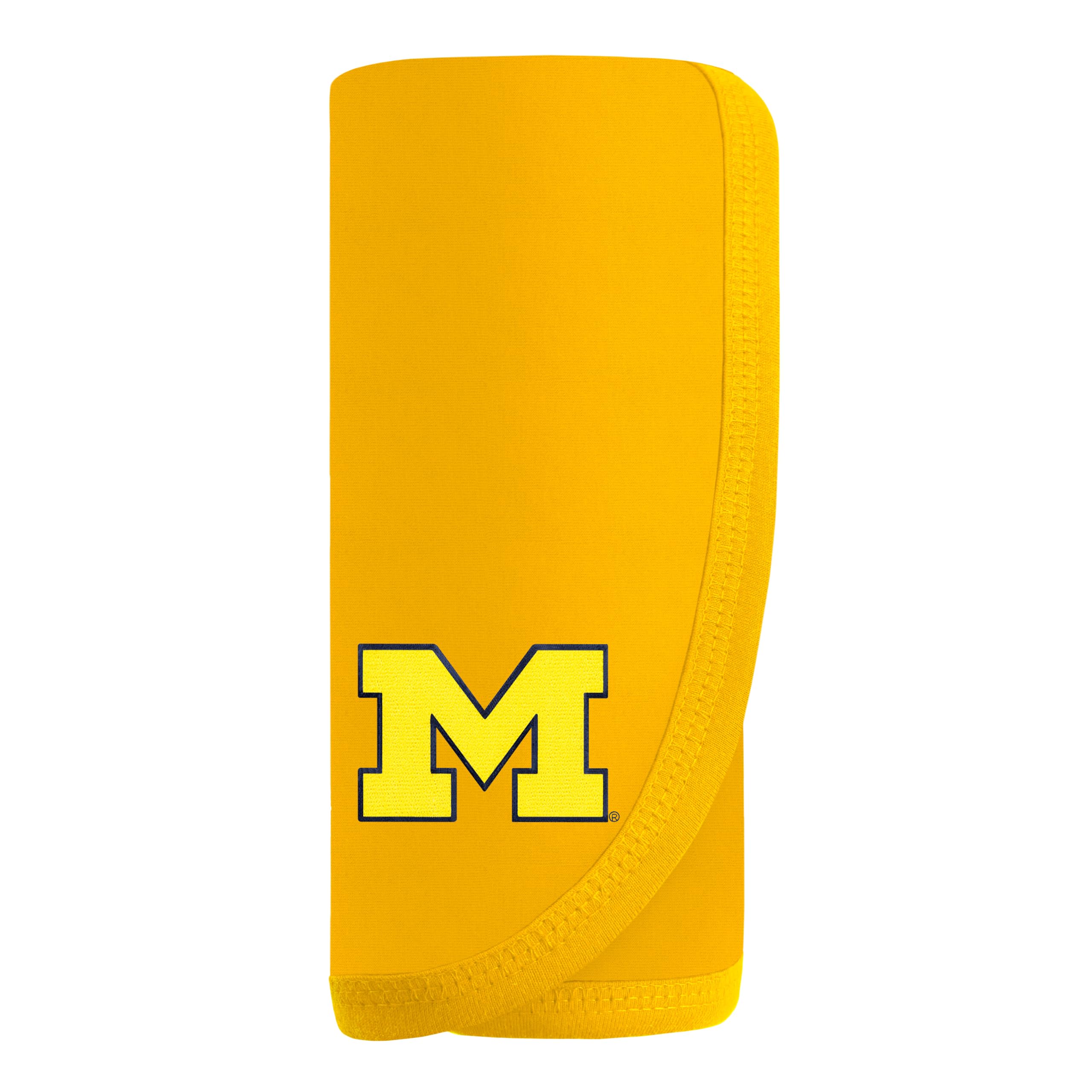 Creative Knitwear College Baby NCAA Infant Striped/Solid Blanket, Unisex, One Size 37.5 X 33.5