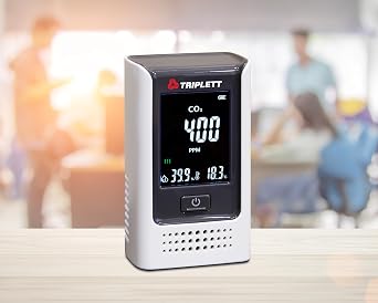 Triplett GSM215 Battery Operated Air Quality CO2 Meter with Temperature and Relative Humidity