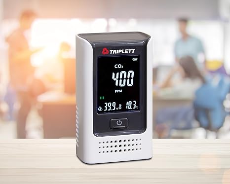 Triplett GSM215 Battery Operated Air Quality CO2 Meter with Temperature and Relative Humidity