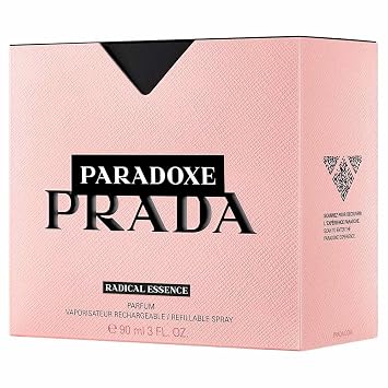 Prada Paradoxe Radical Essence Parfum Refillable Spray for Women, 3.0 Ounce