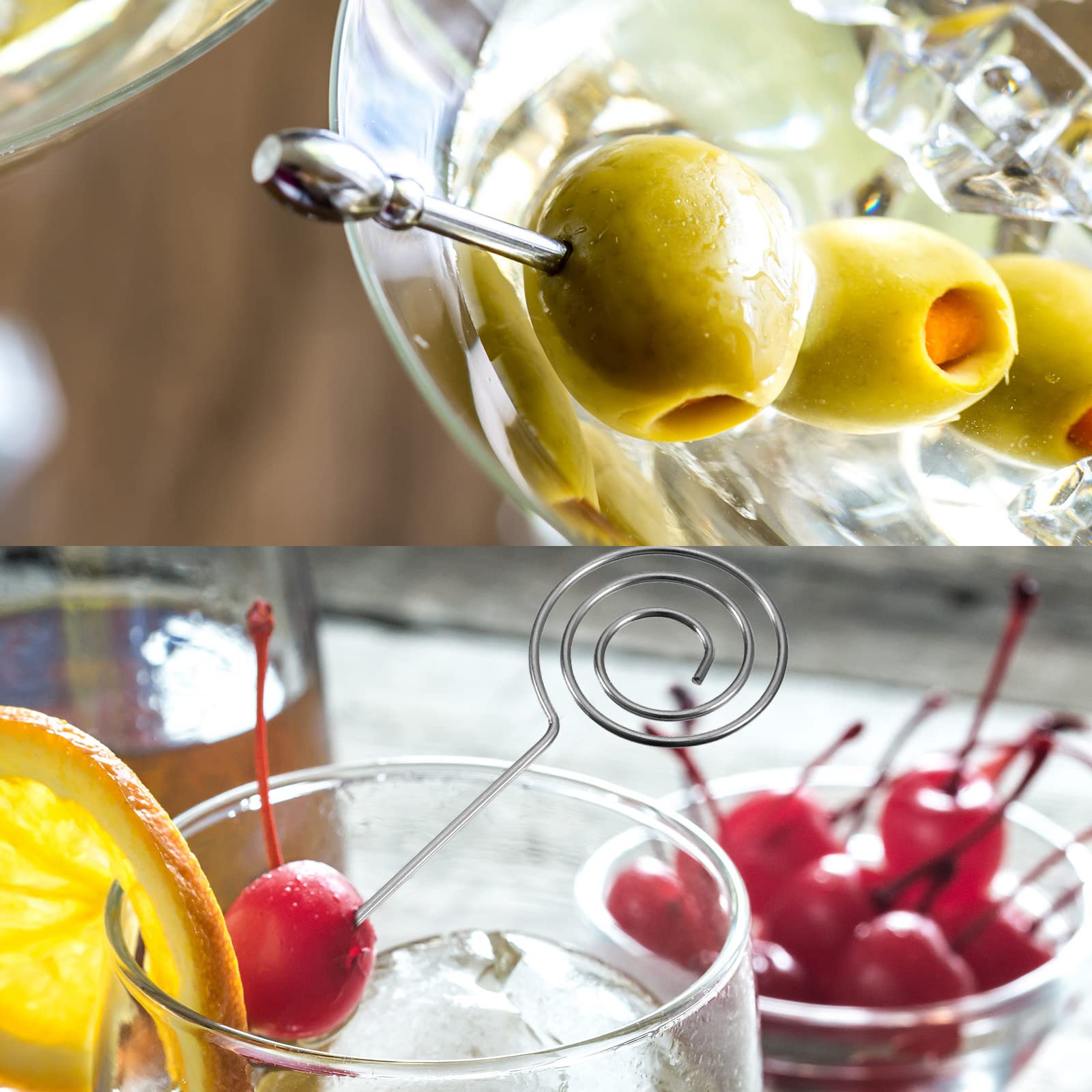 HEMOTON 5 Pièces Fourchette à Cocktail Mini Fourchette à