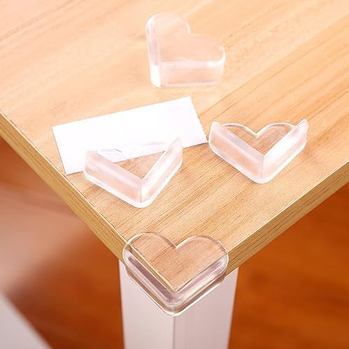 Miniatura 3 de 4 protectores de esquina, cojines protectores de bordes transparentes para muebles, protectores de seguridad para bebés, niños, protectores de