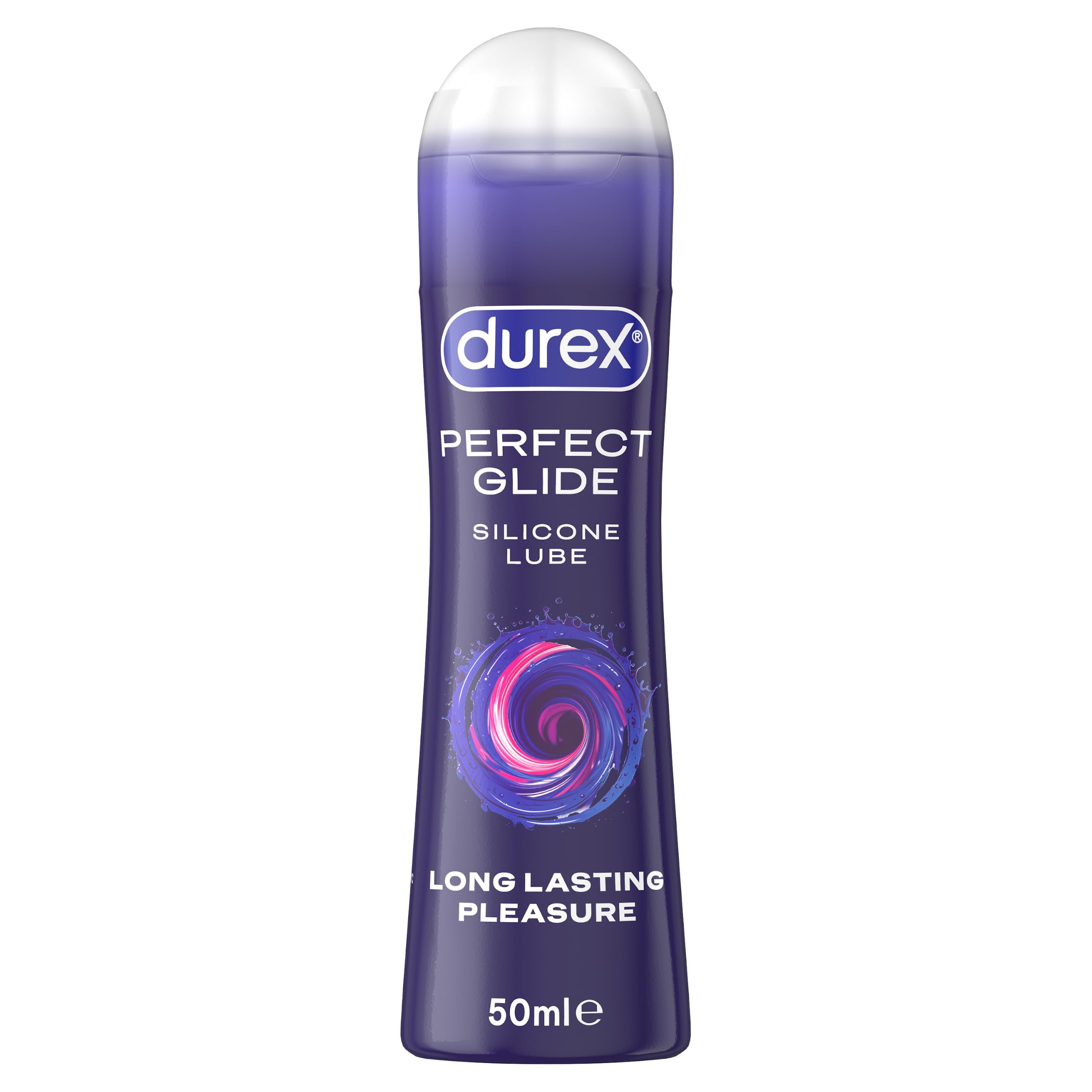 Durex Perfect Glide 50ml, Silicone-Based Lube, Long Lasting Lubricant