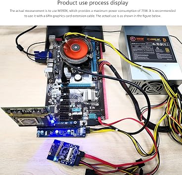 PCI-E to MXM3.0 Graphics Card Adapter for Express X1 to MXM 3.0 with LED, USB3.0 Interface, AMD Graphics Processor, Laptop Compatible