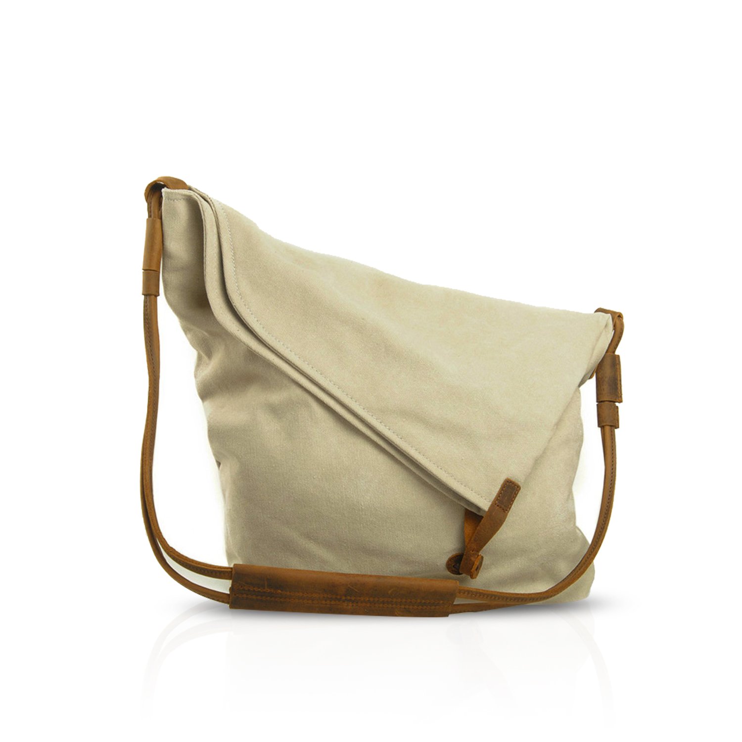 FANDARE Retro Borsa a tracolla Uomo/Donna 13 inch Laptop Business Commuter Crossbody Bag Outdoor Travel Camping Grande Capacit脿 Messenger Bag Traspirante Tela
