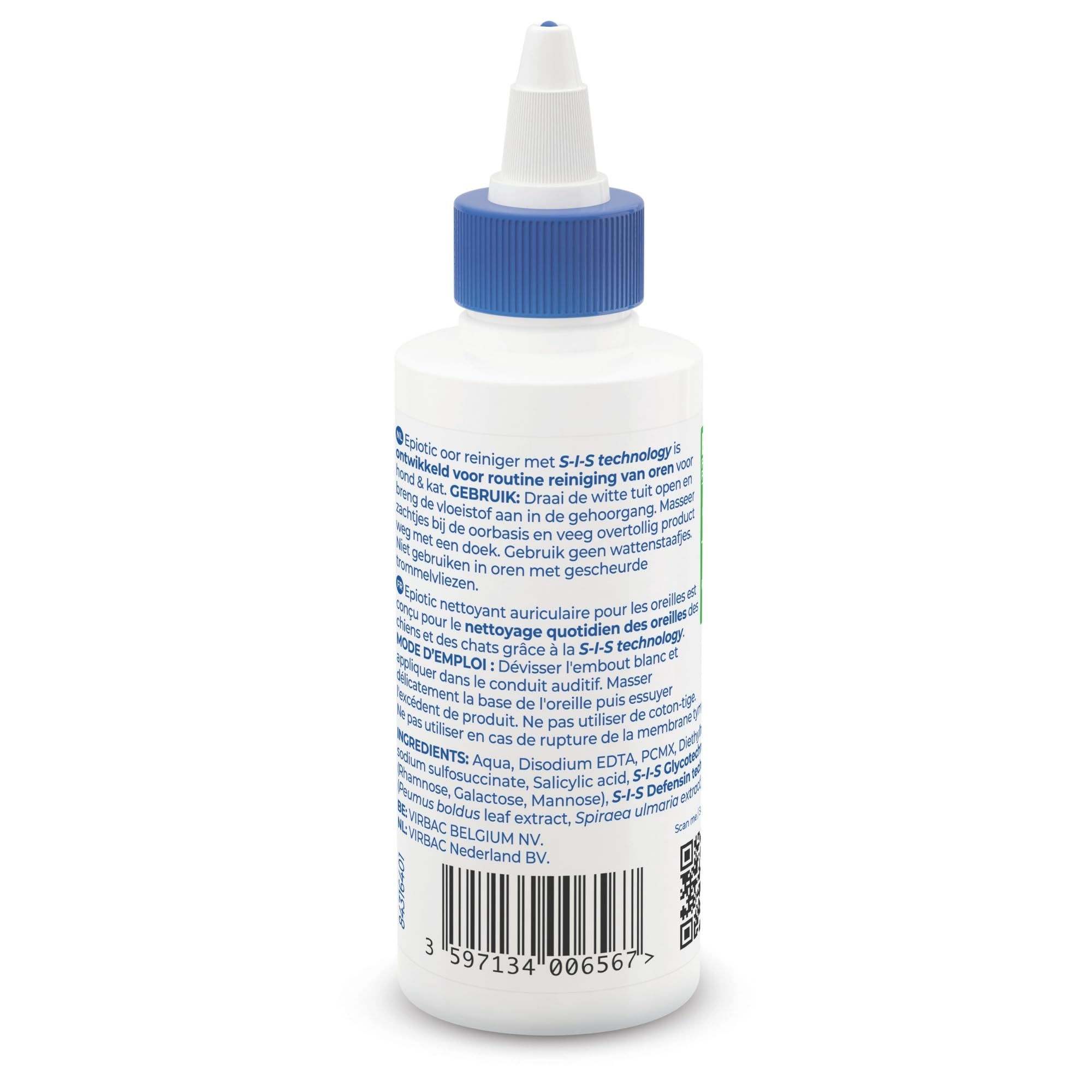 Virbac 3597133075656 Epiotic czyścik do uszu, 60 ml