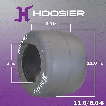 Hoosier 11.0x6.0-6 Slick Tire for Onewheel XR, +, S Series (12605EB1)
