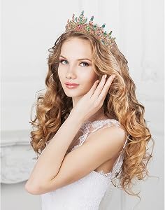 Buy CURASA Tiaras for Women, 2.75 inches (height) x 6.3 inches