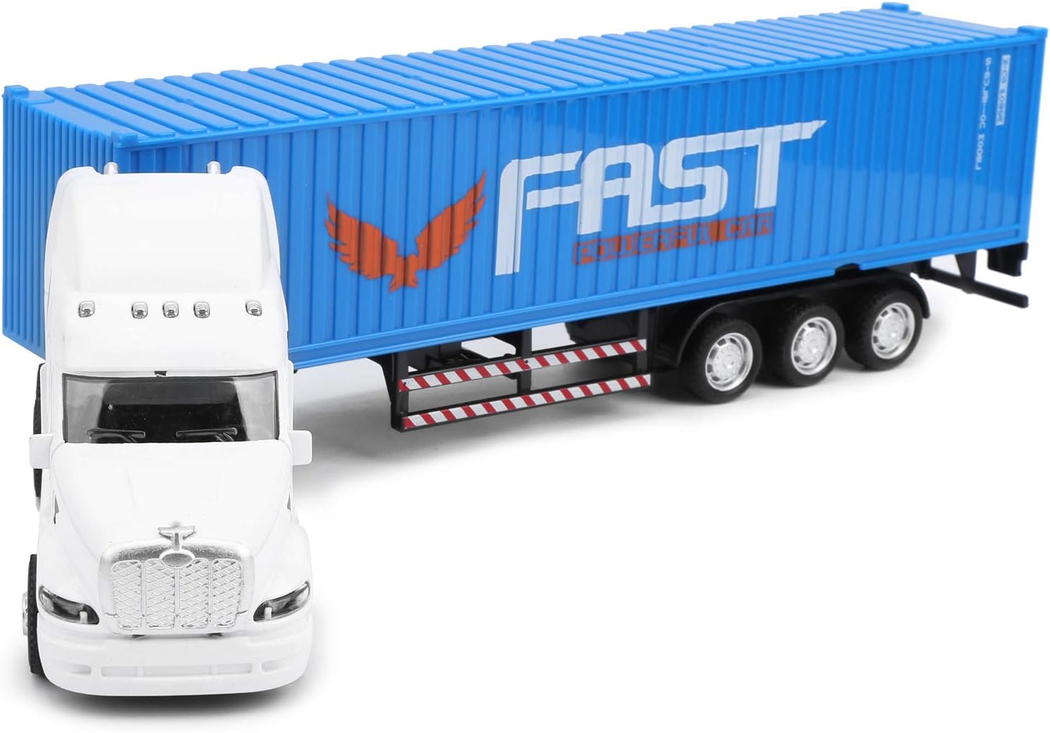 145 Alloy Truck Tractor with Removable Container Collectible Detailed model with realistic design and high-quality workmanship for truck collectors and enthusiasts