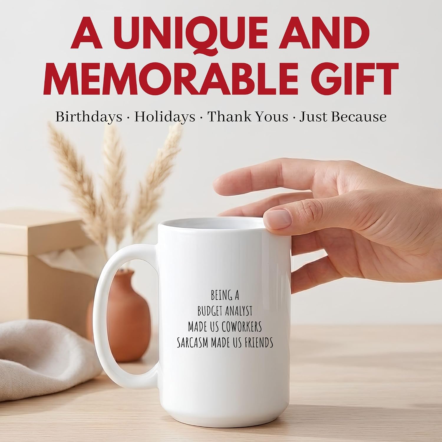 Funny Coworker Budget Analyst Sarcasm Humor Coffee Mug image 5