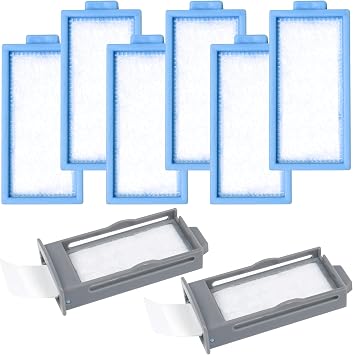 8PCS Replacement Filters for Dream Station 2, Includes 6PCS Disposable Ultra Fine Filters & 2PCS Reusable Pollen Filters Supplies by Everness