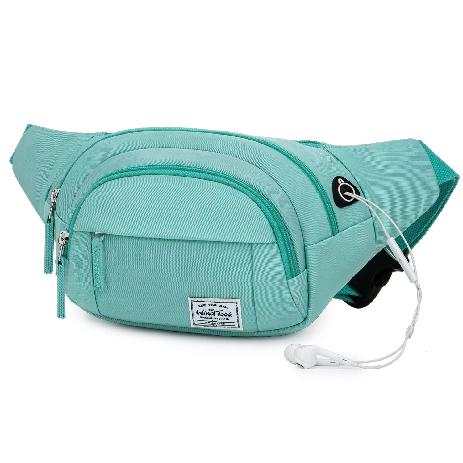 WindTook Large bumbags for Women Mens Travel Fanny Packs Ladies Travel, Running, Sport Hiking Waist Bag