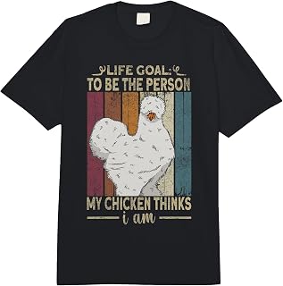 Chinese Silk Chicken Owner Breeding Poulet Silkie Chicken Comfort Colors Adult Heavyweight T-Shirt