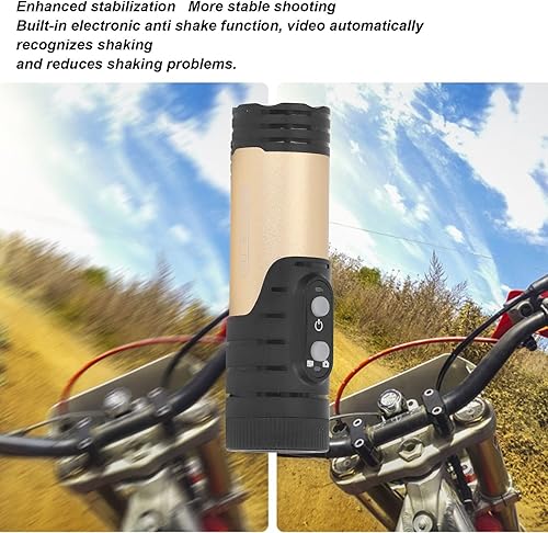 Miniatura 5 de Pomya Cámara WiFi para casco de bicicleta, cámara de acción deportiva 4K anti vibración para grabación de video HD, gran angular de 120 grados,