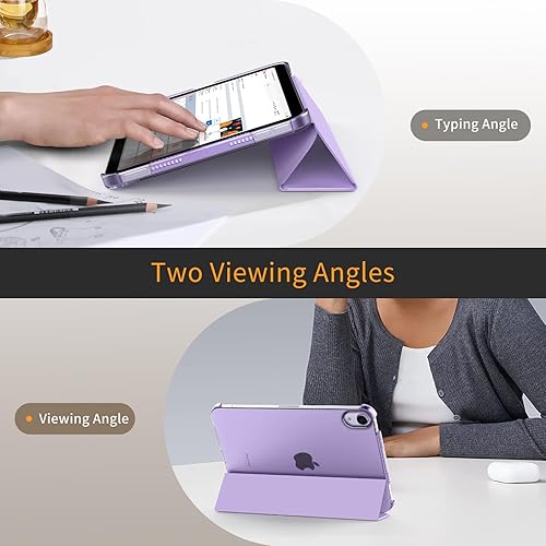 Miniatura 182 de MoKo Funda para iPad mini 7 (A17 Pro) Generation Case 2024, iPad mini 6 2021, funda delgada y ligera de 8.3 pulgadas de carcasa de policarbonato